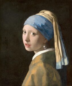 Girl with a pearl earring by Johannes Vermeer