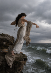 Death of Sappho by Miquel Carbonell Selva - AI Reconstruction