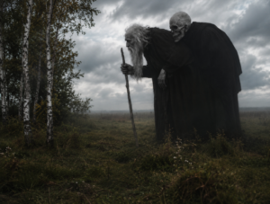 Sunset of life by the Adolf Hengeler - AI Reconstruction