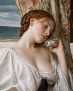 Sea echoes, Frederic Leighton - AI Reconstruction