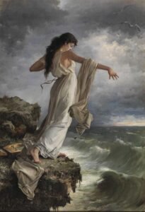 Death of Sappho by Miquel Carbonell Selva