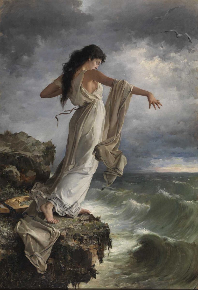 Death of Sappho by Miquel Carbonell Selva