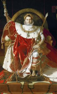 Napoleon on his imperial throne by Jean-Auguste-Dominique Ingres