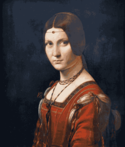 La Belle Ferronnière by Leonardo da Vinci