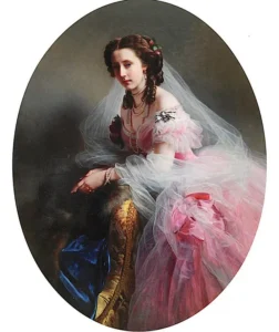 Portrait of princess Anna von Hessen of Prussia by Franz Xaver Winterhalter