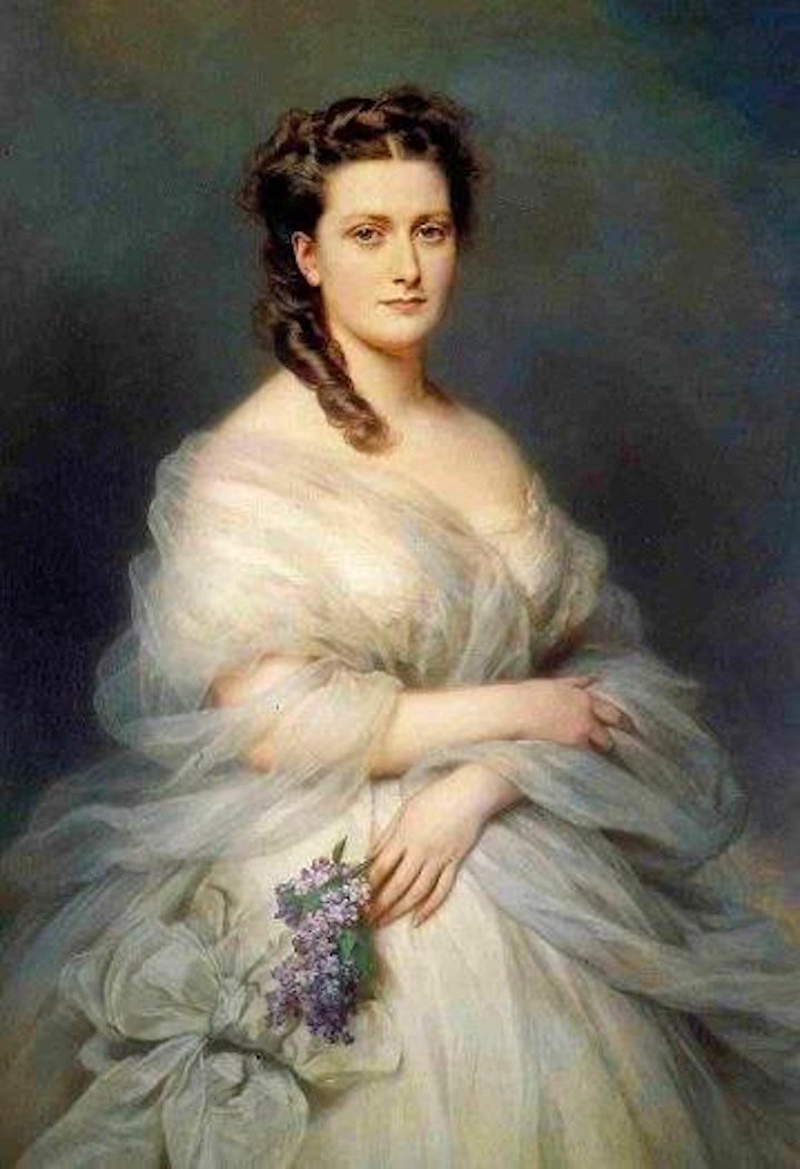 Portrait of Princess Anna Murat by Franz Xaver Winterhalter