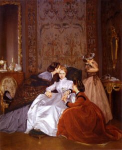 The Reluctant Bride, by Auguste Toulmouche.